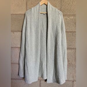 GAP Women’s Sz M Wool Blend Open Cardigan Long Sleeve Metallic